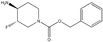 trans-1-Cbz-4-aMino-3-fluoropiperidine CAS#: 1268520-05-3