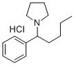 1-(1-Phenylpentyl)pyrrolidine hydrochloride CAS#: 74332-87-9