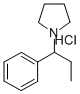 1-(1-phenylpropyl)pyrrolidine hydrochloride CAS#: 74332-77-7