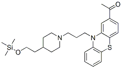 1-[10-[3-[4-[2-[(Trimethylsilyl)oxy]ethyl]-1-piperidinyl]propyl]-10H-phenothiazin-2-yl]ethanone CAS#: 74793-82-1