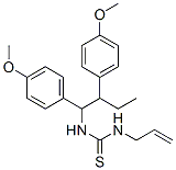 1-[1,2-bis(4-methoxyphenyl)butyl]-3-prop-2-enyl-thiourea CAS#: 79797-43-6