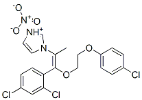 1-[2-[2-(4-chlorophenoxy)ethoxy]-2-(2,4-dichlorophenyl)-1-methylvinyl]-1H-imidazolium nitrate CAS#: 74299-76-6