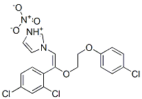 1-[2-[2-(4-chlorophenoxy)ethoxy]-2-(2,4-dichlorophenyl)vinyl]-1H-imidazolium nitrate CAS#: 74287-36-8