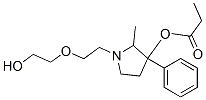 1-[2-(2-Hydroxyethoxy)ethyl]-2-methyl-3-phenylpyrrolidin-3-ol 3-propionate CAS#: 74195-90-7