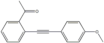 1-(2-((4-Methoxyphenyl)ethynyl)phenyl)ethanone CAS#: 745825-75-6