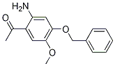 1-[2-Amino-5-methoxy-4-(phenylmethoxy)phenyl]ethanone CAS#: 75665-73-5
