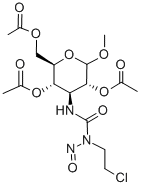 1-(2-Chloroethyl)-3-(3-deoxy-1-O-methyl-2,4,6-tri-O-acetyl-D-glucopyra nos-3-yl)-1-nitrosourea CAS#: 74751-37-4