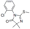 1-(2-Chlorophenyl)-4,4-dimethyl-2-(methylthio)-2-imidazolin-5-one CAS#: 77893-63-1