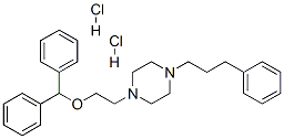 1-(2-Diphenylmethoxyethyl)-4-(3-phenylpropyl)piperazinedihydrochloride CAS#: 76778-22-8