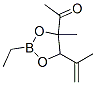 1-[2-Ethyl-4-methyl-5-(1-methylethenyl)-1,3,2-dioxaborolan-4-yl]ethanone CAS#: 74646-09-6