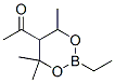 1-(2-Ethyl-4,4,6-trimethyl-1,3,2-dioxaborinan-5-yl)ethanone CAS#: 74663-80-2