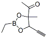 1-(2-Ethyl-5-ethynyl-4-methyl-1,3,2-dioxaborolan-4-yl)ethanone CAS#: 74646-01-8