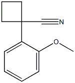 1-(2-METHOXYPHENYL)- CYCLOBUTANECARBONITRILE CAS#: 74205-10-0