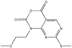 1-(2-methoxyethyl)-7-(methylthio)-1H-pyrimido[4,5-d][1,3]oxazine-2,4-dione CAS#: 76360-93-5