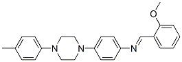 1-(2-methoxyphenyl)-N-[4-[4-(4-methylphenyl)piperazin-1-yl]phenyl]meth animine CAS#: 78932-99-7