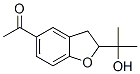 (-)-1-[2,3-Dihydro-2-(1-hydroxy-1-methylethyl)benzofuran-5-yl]ethanone CAS#: 76236-23-2