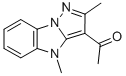 1-(2,4-DIMETHYL-4H-PYRAZOLO[1,5-A]BENZIMIDAZOL-3-YL)ETHANONE CAS#: 75380-54-0