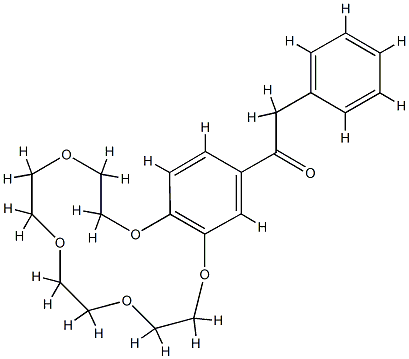 1-(2,5,8,11,14-pentaoxabicyclo[13.4.0]nonadeca-16,18,20-trien-18-yl)-2 -phenyl-ethanone CAS#: 79997-19-6
