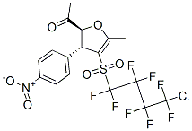 1-((2S,3R)-4-(4-CHLORO-1,1,2,2,3,3,4,4-OCTAFLUOROBUTYLSULFONYL)-5-METHYL-3-(4-NITROPHENYL)-2,3-DIHYDROFURAN-2-YL)ETHANONE CAS#: 771491-74-8
