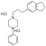 1-(3-(2,3-Dihydro-1H-inden-5-yl)propyl)-4-phenylpiperazine dihydrochlo ride CAS#: 78114-61-1