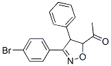 1-[3-(4-Bromophenyl)-4,5-dihydro-4-phenylisoxazol-5-yl]ethanone CAS#: 77508-79-3
