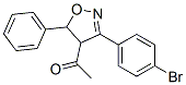 1-[3-(4-Bromophenyl)-4,5-dihydro-5-phenylisoxazol-4-yl]ethanone CAS#: 77508-72-6