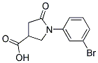 1-(3-BROMOPHENYL)-5-OXOPYRROLIDINE-3-CARBOXYLIC ACID CAS#: 714207-41-7