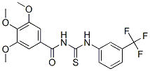 1-[3-(Trifluoromethyl)phenyl]-3-(3,4,5-trimethoxybenzoyl)thiourea CAS#: 74822-79-0