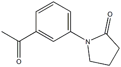1-(3-acetylphenyl)-2-Pyrrolidinone CAS#: 765917-13-3
