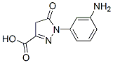 1-(3-aminophenyl)-4,5-dihydro-5-oxo-1H-pyrazole-3-carboxylic acid CAS#: 89-26-9