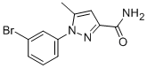 1-(3-bromophenyl)-5-methyl-1H-pyrazole-3-carboxamide CAS#: 784142-83-2