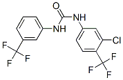 1-[3-chloro-4-(trifluoromethyl)phenyl]-3-[3-(trifluoromethyl)phenyl]urea CAS#: 78015-65-3