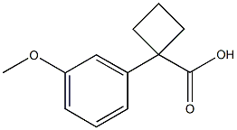 1-(3-methoxyphenyl)cyclobutanecarboxylic acid CAS#: 74205-43-9