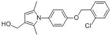 1-[4-[(2-CHLOROPHENYL)METHOXY]PHENYL]-2,5-DIMETHYL-1H-PYRROLE-3-METHANOL CAS#: 769928-53-2