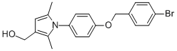 1-[4-[(4-BROMOPHENYL)METHOXY]PHENYL]-2,5-DIMETHYL-1H-PYRROLE-3-METHANOL CAS#: 723318-49-8