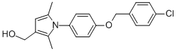 1-[4-[(4-CHLOROPHENYL)METHOXY]PHENYL]-2,5-DIMETHYL-1H-PYRROLE-3-METHANOL CAS#: 761414-53-3