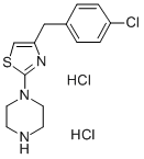 1-(4-((4-Chlorophenyl)methyl)-2-thiazolyl)piperazine dihydrochloride CAS#: 73553-65-8