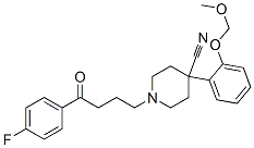 1-[4-(4-fluorophenyl)-4-oxo-butyl]-4-[2-(methoxymethoxy)phenyl]piperid ine-4-carbonitrile CAS#: 73962-25-1
