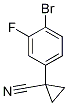 1-(4-BroMo-3-fluorophenyl)cyclopropane-1-carbonitrile CAS#: 749269-73-6