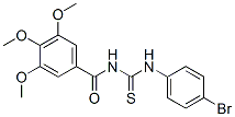 1-(4-Bromophenyl)-3-(3,4,5-trimethoxybenzoyl)thiourea CAS#: 74822-77-8