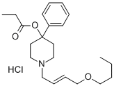 1-(4-Butoxy-2-butenyl)-4-phenyl-4-piperidinol propionate hydrochloride CAS#: 78033-80-4