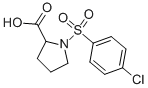 1-(4-CHLORO-BENZENESULFONYL)-PYRROLIDINE-2-CARBOXYLIC ACID CAS#: 73096-27-2