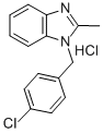 1-(4-CHLOROBENZYL)-2-METHYLBENZIMIDAZOLE HCL CAS#: 74298-63-8