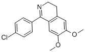 1-(4-CHLOROPHENYL)-6,7-DIMETHOXY-3,4-DIHYDROISOQUINOLINE CAS#: 76201-90-6