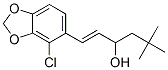 1-(4-Chloro-1,3-benzodioxol-5-yl)-5,5-dimethyl-1-hexen-3-ol CAS#: 74038-58-7