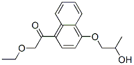 1-(4-Ethoxyacetyl-1-naphtyloxy)-2-propanol CAS#: 73622-71-6