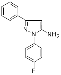 1-(4-Fluorophenyl)-3-phenyl-1H-pyrazol-5-ylamine CAS#: 72411-51-9