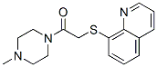 1-(4-METHYL PIPERAZIN-1-YL)-2-(QUINOLIN-8-YLTHIO)ETHANONE CAS#: 712307-27-2