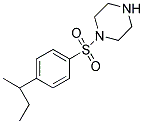 1-[(4-SEC-BUTYLPHENYL)SULFONYL]PIPERAZINE CAS#: 744227-35-8