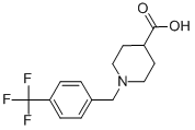 1-(4-TRIFLUOROMETHYL-BENZYL)-PIPERIDINE-4-CARBOXYLIC ACID HYDROCHLORIDE CAS#: 732256-85-8